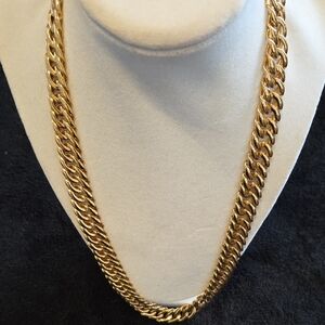 Elegant Vintage Napier Goldtone Chain Necklace